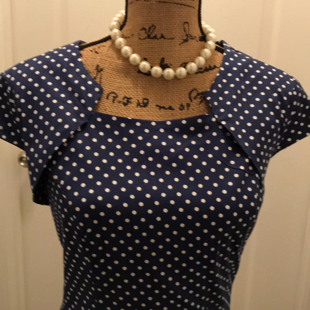 50 retro style polkadot dress